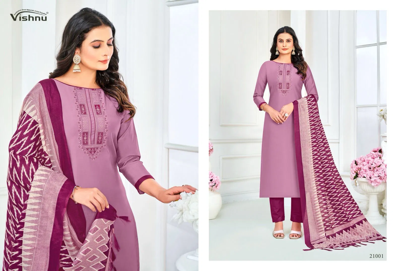 Evanka Vol 12 By Vishnu Roman Silk Designer Dress Material Online Wholesale
